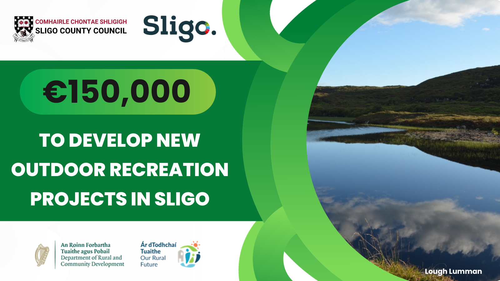 €150,000 announced to develop 50 new outdoor recreation projects in Sligo